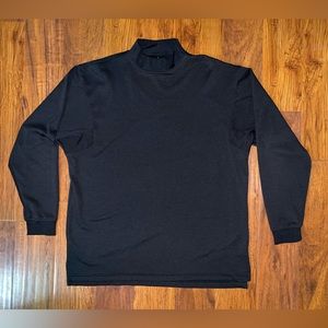 Footjoy Turtleneck Golf Shirt Black Polyester Size XLarge Adult Mens